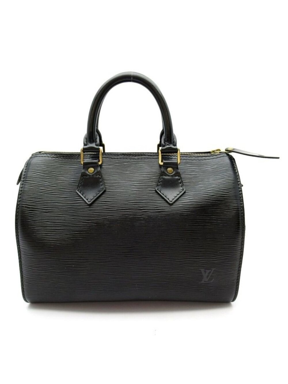 Louis Vuitton Speedy 25 Epi Boston Bag Noir